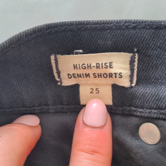 Madewell High-Rise Denim Shorts Size 25 - Picture 2 of 4
